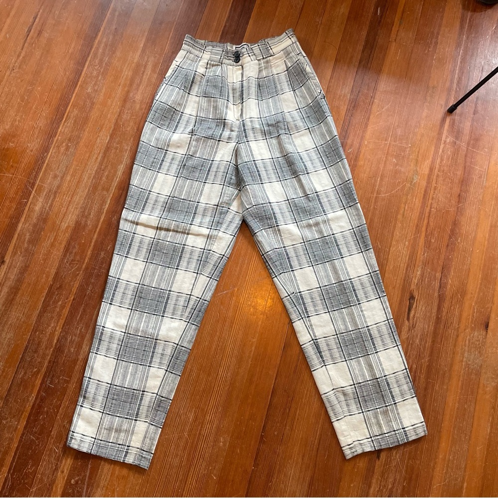 Vintage Bill Blass Checkered Trousers - Picture 4 of 8